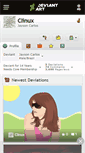 Mobile Screenshot of clinux.deviantart.com