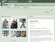 Tablet Screenshot of chiisa.deviantart.com