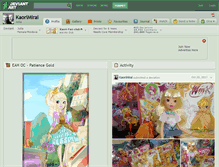 Tablet Screenshot of kaorimirai.deviantart.com