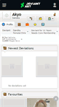 Mobile Screenshot of akyo.deviantart.com