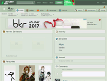 Tablet Screenshot of akyo.deviantart.com