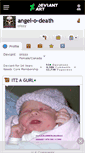 Mobile Screenshot of angel-o-death.deviantart.com