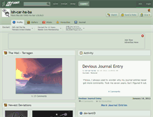 Tablet Screenshot of ish-car-ha-ba.deviantart.com