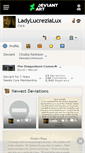 Mobile Screenshot of ladylucrezialux.deviantart.com