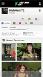 Mobile Screenshot of mishmash72.deviantart.com