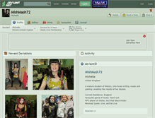 Tablet Screenshot of mishmash72.deviantart.com