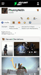 Mobile Screenshot of phunnyne0n.deviantart.com
