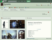 Tablet Screenshot of phunnyne0n.deviantart.com
