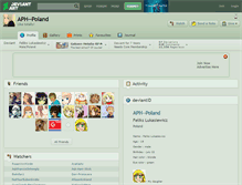 Tablet Screenshot of aph--poland.deviantart.com