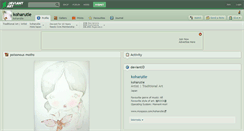 Desktop Screenshot of koharutie.deviantart.com