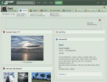 Tablet Screenshot of dasx.deviantart.com