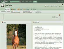 Tablet Screenshot of ginaphotos.deviantart.com