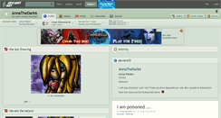 Desktop Screenshot of annathedark6.deviantart.com