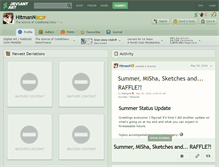 Tablet Screenshot of hitmann.deviantart.com