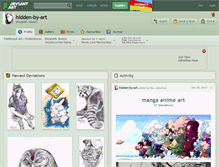 Tablet Screenshot of hidden-by-art.deviantart.com