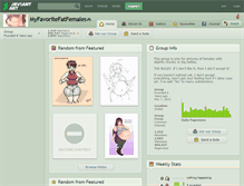 Tablet Screenshot of myfavoritefatfemales.deviantart.com