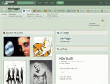 Tablet Screenshot of nileveggie.deviantart.com