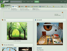 Tablet Screenshot of elven21.deviantart.com