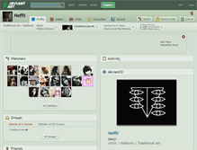 Tablet Screenshot of neffii.deviantart.com