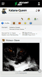 Mobile Screenshot of katana-queen.deviantart.com