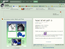Tablet Screenshot of cocho.deviantart.com