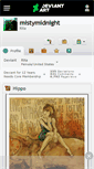 Mobile Screenshot of mistymidnight.deviantart.com