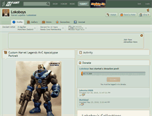 Tablet Screenshot of lokoboys.deviantart.com