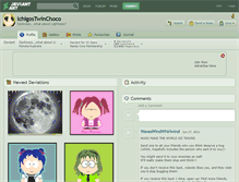 Tablet Screenshot of ichigostwinchoco.deviantart.com