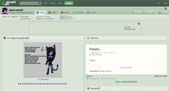 Desktop Screenshot of darkveelof.deviantart.com