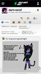 Mobile Screenshot of darkveelof.deviantart.com