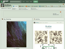 Tablet Screenshot of ninirioux.deviantart.com
