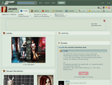 Tablet Screenshot of jarsalia.deviantart.com