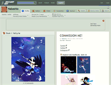 Tablet Screenshot of nabashio.deviantart.com