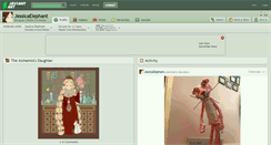 Desktop Screenshot of jessicaelephant.deviantart.com