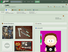 Tablet Screenshot of cubni.deviantart.com