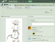 Tablet Screenshot of iglesias.deviantart.com