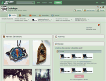 Tablet Screenshot of druideye.deviantart.com