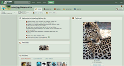 Desktop Screenshot of amazing-nature-art.deviantart.com