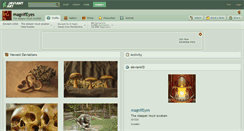 Desktop Screenshot of magnifeyes.deviantart.com