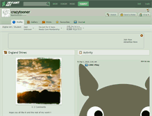 Tablet Screenshot of crazytooner.deviantart.com