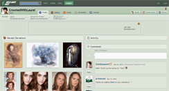 Desktop Screenshot of crownedwithlaurel.deviantart.com