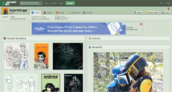 Desktop Screenshot of imperialsugar.deviantart.com