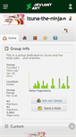 Mobile Screenshot of izuna-the-ninja.deviantart.com