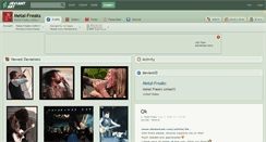 Desktop Screenshot of metal-freaks.deviantart.com