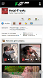 Mobile Screenshot of metal-freaks.deviantart.com