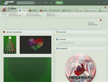 Tablet Screenshot of c-chris.deviantart.com