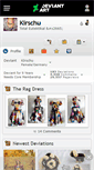 Mobile Screenshot of kirschu.deviantart.com