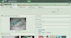 Desktop Screenshot of dragonfly188.deviantart.com