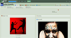 Desktop Screenshot of lethal-tranquility.deviantart.com