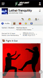 Mobile Screenshot of lethal-tranquility.deviantart.com